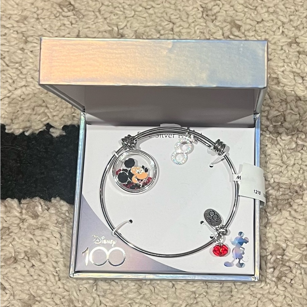 Disney 100th Anniversary Limited Edition Bangle Bracelet Mickey Mouse